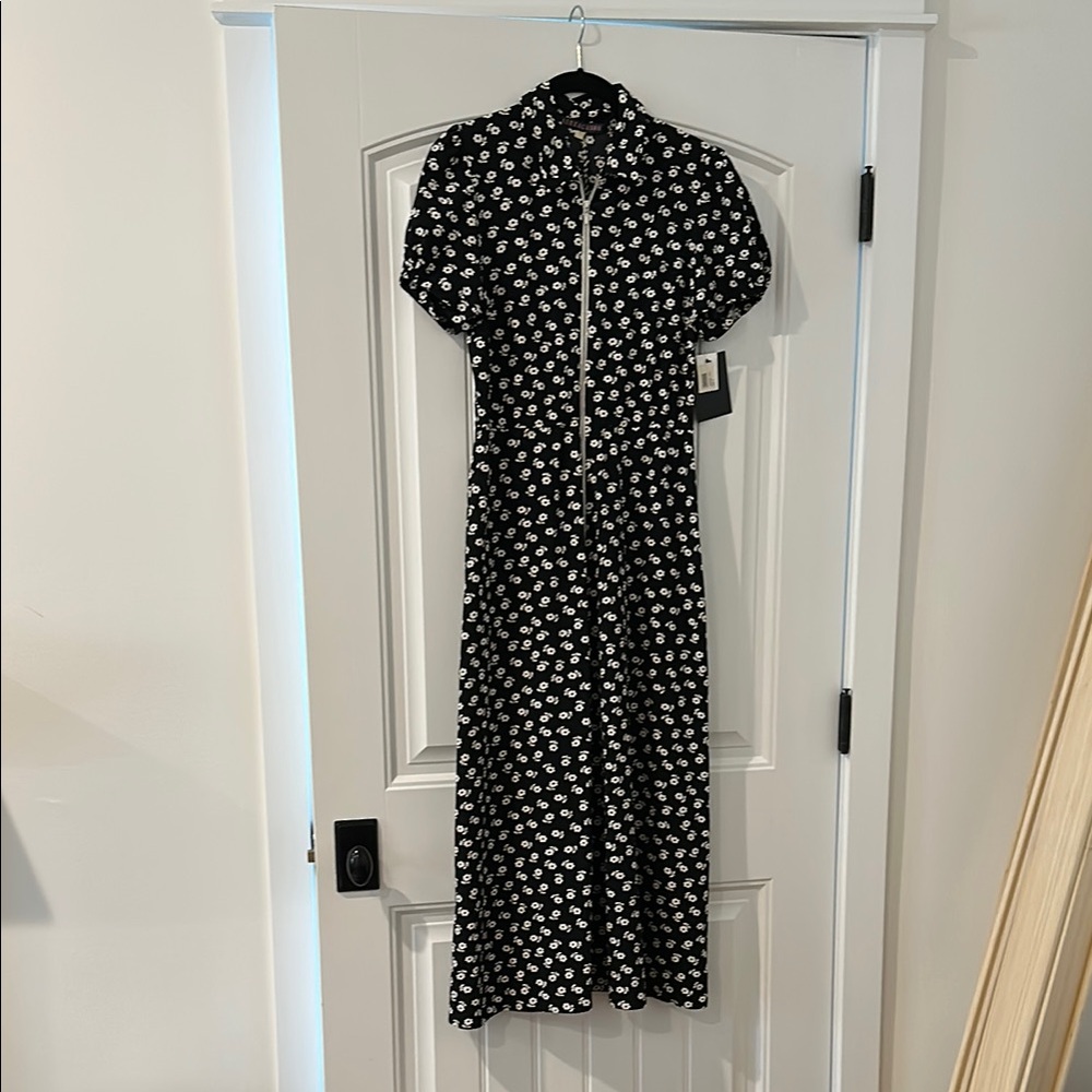 Alexa Chung new with tags Floral Black and White Dress